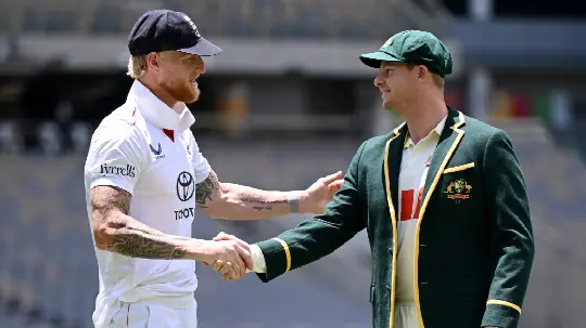 Ben stokes Handshake With Steve Smith
