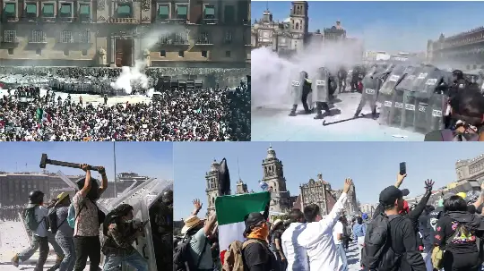 Mexico City protests over crime and corruption