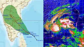 நிவர் புயல் தமிழ்நாடு. படம்: இந்திய வானிலை ஆய்வு மையம்